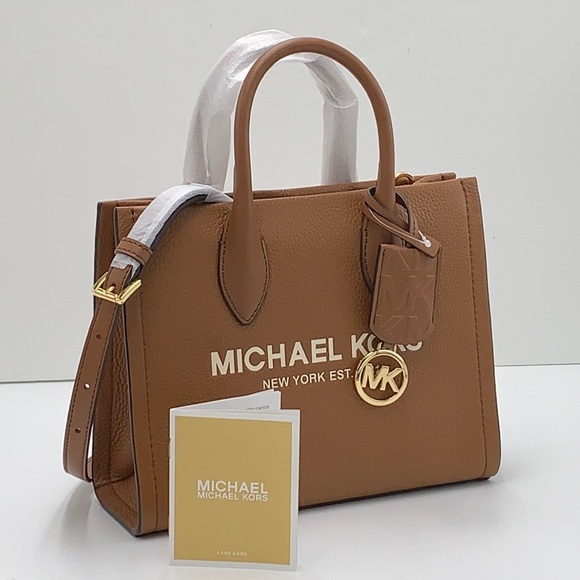 MICHAEL KORS Mirella Small Shopper TZ XBody Pebbled Leather Crossbody
Luggage - Picture 15 of 16